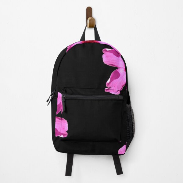 Item preview, Pink Blossom Seamless Pattern on Black designed and sold by SilentBloomLab.