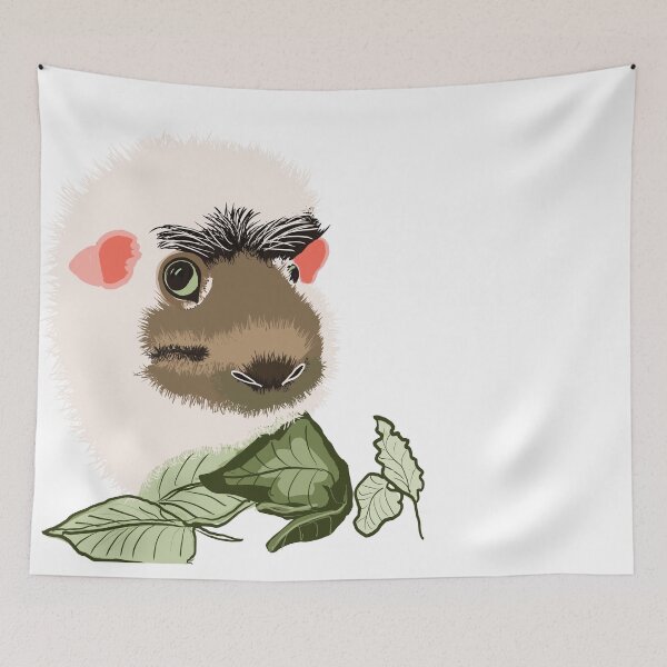 Item preview, Snowy the Guinea Pig designed and sold by TinaJostDesigns.