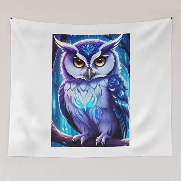 Item preview, Art - Fantastic Owl, Fairytale Digital Illustration designed and sold by AnimeShin.