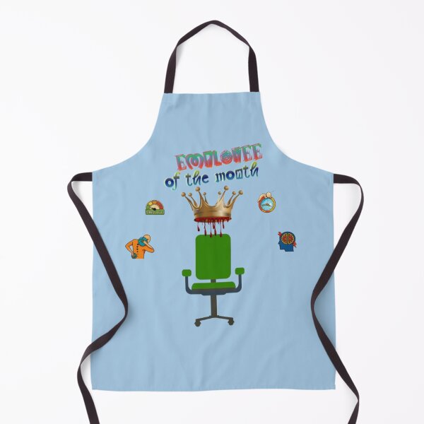 Item preview, Employee Of The Month Bleeding Crown Office Chair Art designed and sold by Miheerala.