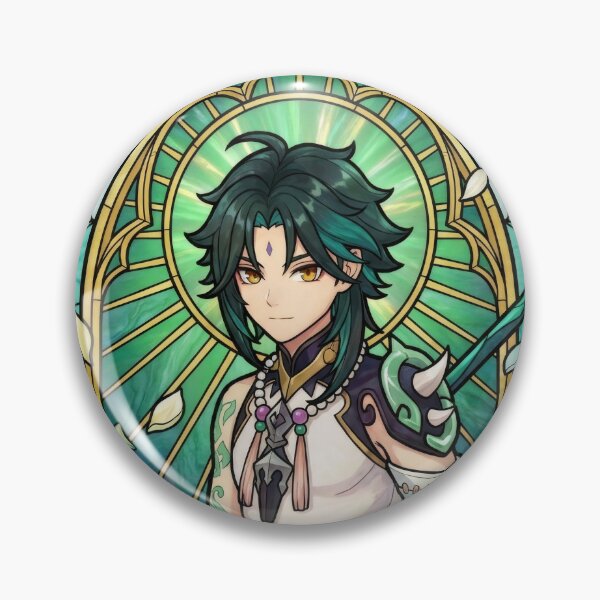 Item preview, Stained Glass Xiao designed and sold by Thunderbelts.