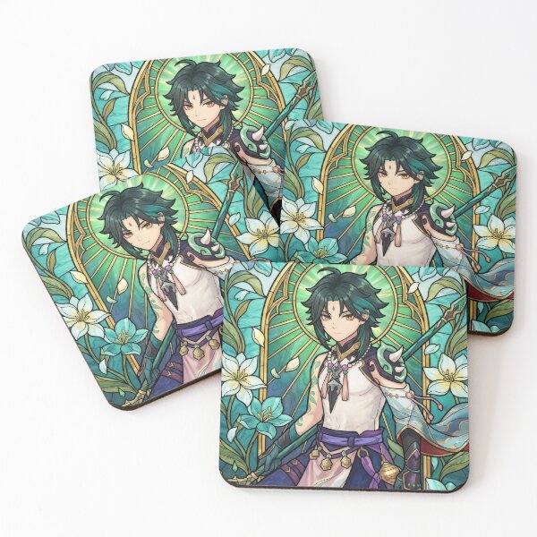 Item preview, Stained Glass Xiao designed and sold by Thunderbelts.
