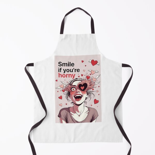 Item preview, Smile If You're Horny | Cheeky Funny Shirt designed and sold by FatCatStudios.
