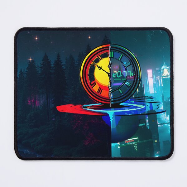 Item preview, Cyberpunk Future City - Nature vs Technology Time Warp designed and sold by Daniela`s shop.