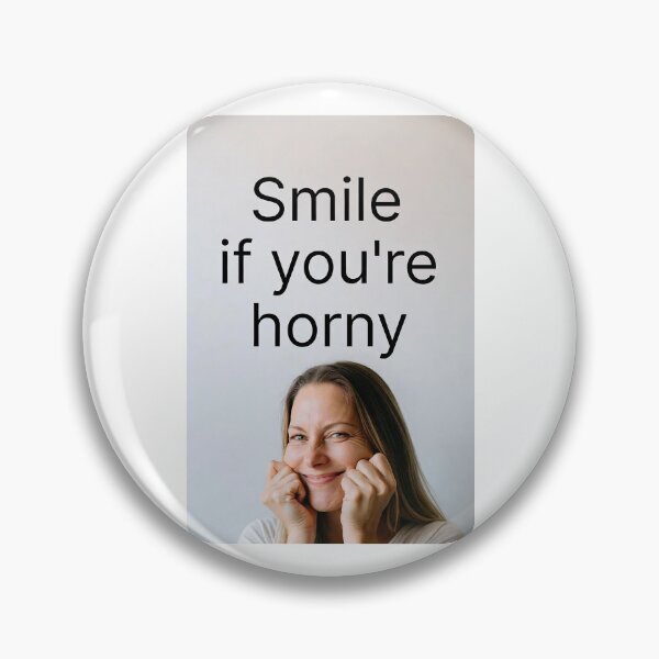 Item preview, Smile If You're Horny | Cheeky Funny Shirt designed and sold by FatCatStudios.
