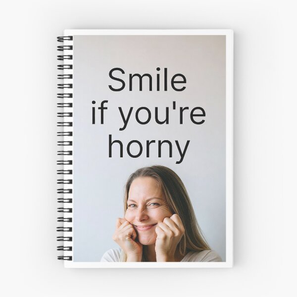 Item preview, Smile If You're Horny | Cheeky Funny Shirt designed and sold by FatCatStudios.