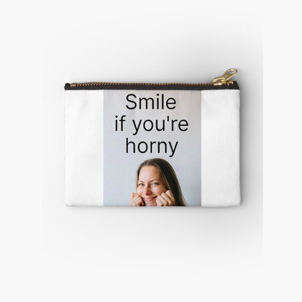Item preview, Smile If You're Horny | Cheeky Funny Shirt designed and sold by FatCatStudios.