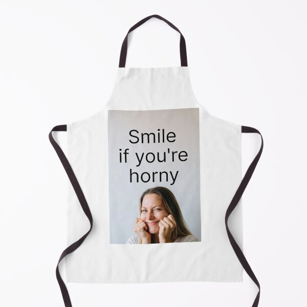 Item preview, Smile If You're Horny | Cheeky Funny Shirt designed and sold by FatCatStudios.