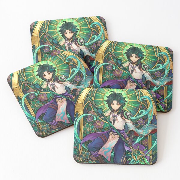 Item preview, Stained Glass Xiao designed and sold by Thunderbelts.