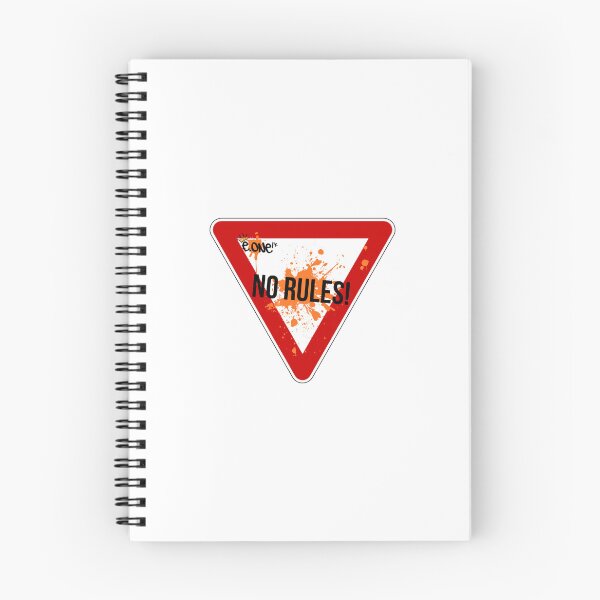 Item preview, No Rules — Graffiti Yield Sign designed and sold by ENDTOENDSTORE.