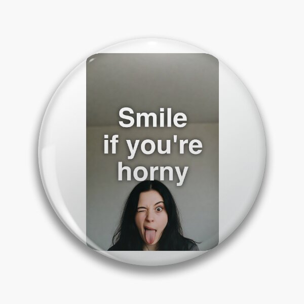 Item preview, Smile If You're Horny | Cheeky Funny Shirt designed and sold by FatCatStudios.