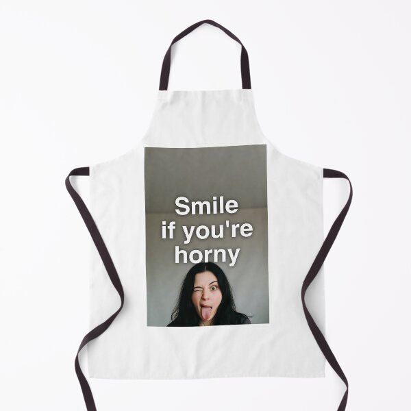 Item preview, Smile If You're Horny | Cheeky Funny Shirt designed and sold by FatCatStudios.