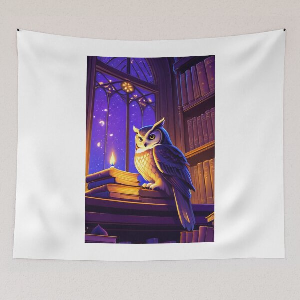 Item preview, Art - Iconic Owl, Digital Fantasy Illustration designed and sold by AnimeShin.