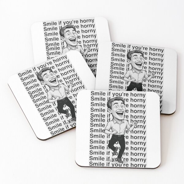 Item preview, Smile If You're Horny | Cheeky Funny Shirt designed and sold by FatCatStudios.