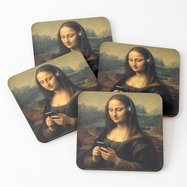 Item preview, Humorous Modern Mona Lisa Portrait designed and sold by Maria Dryfhout.
