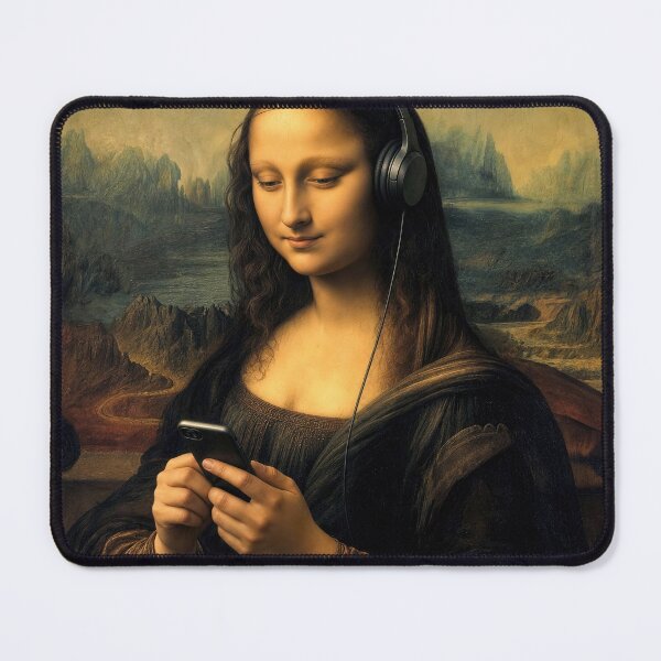 Item preview, Humorous Modern Mona Lisa Portrait designed and sold by Maria Dryfhout.