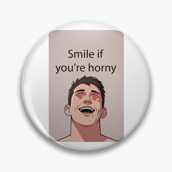 Item preview, Smile If You're Horny | Cheeky Funny Shirt designed and sold by FatCatStudios.
