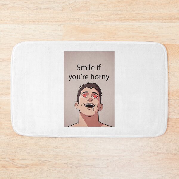 Item preview, Smile If You're Horny | Cheeky Funny Shirt designed and sold by FatCatStudios.
