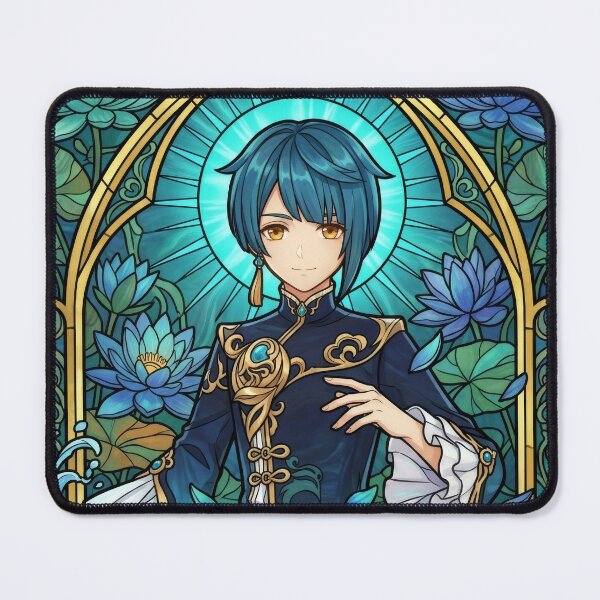 Item preview, Stained Glass Xingqiu designed and sold by Thunderbelts.