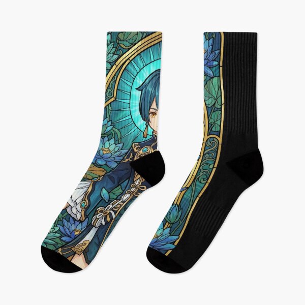 Item preview, Stained Glass Xingqiu designed and sold by Thunderbelts.