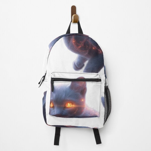 Item preview, Cosmic Galaxy Cat with Fiery Glowing Eyes designed and sold by ItzLacarth.