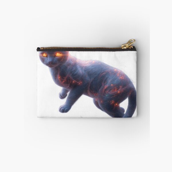 Item preview, Cosmic Galaxy Cat with Fiery Glowing Eyes designed and sold by ItzLacarth.