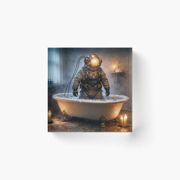 Item preview, Diver in Steampunk Bath Fantasy designed and sold by Stephanie Laird.