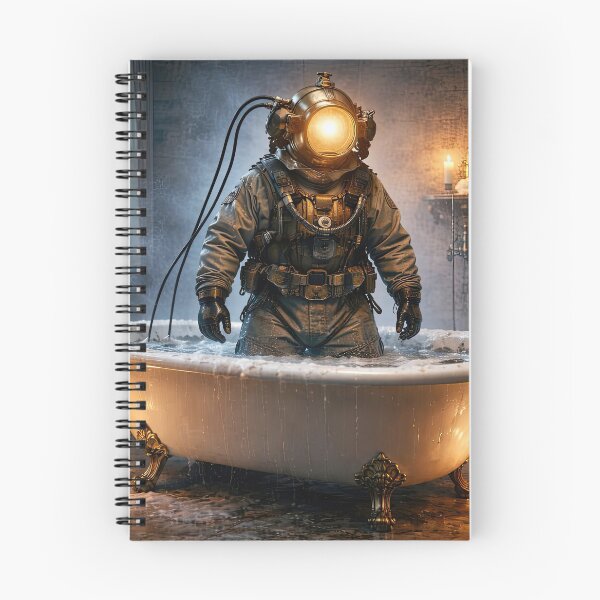 Item preview, Diver in Steampunk Bath Fantasy designed and sold by Stephanie Laird.