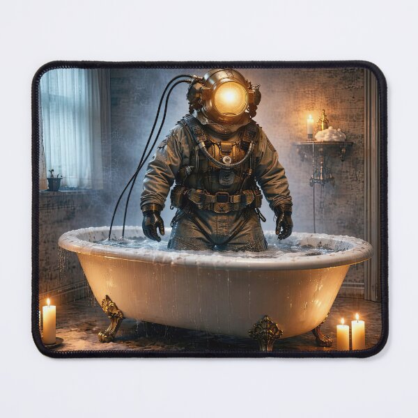 Item preview, Diver in Steampunk Bath Fantasy designed and sold by Stephanie Laird.