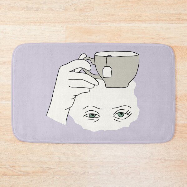 Item preview, Hand Holding Tea Cup – Minimalist Graphic Illustration designed and sold by LeshanArt.