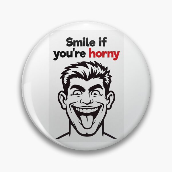 Item preview, Smile If You're Horny | Cheeky Funny Shirt designed and sold by FatCatStudios.