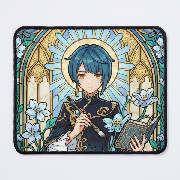 Item preview, Stained Glass Xingqiu designed and sold by Thunderbelts.
