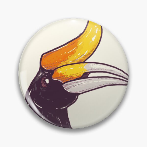 Item preview, Vivid Hornbill Rangkok Illustration designed and sold by AvianPrints.
