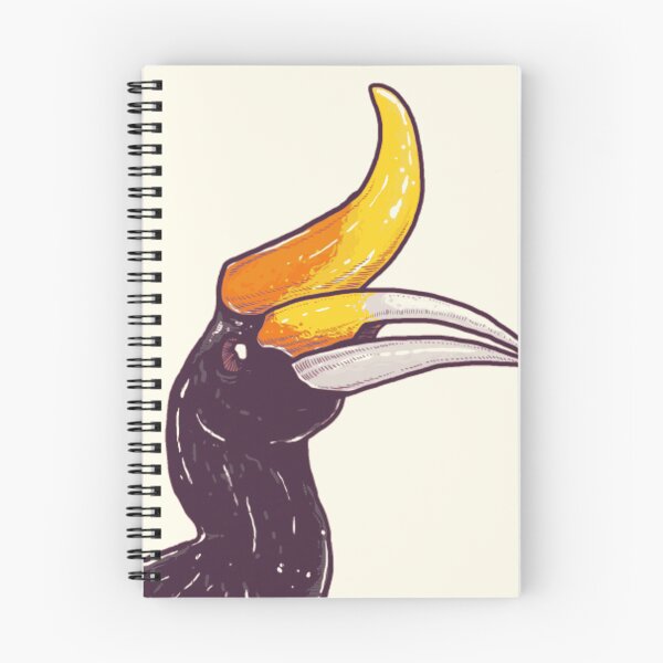 Item preview, Vivid Hornbill Rangkok Illustration designed and sold by AvianPrints.