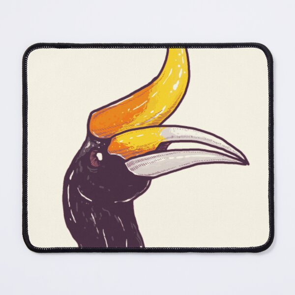 Item preview, Vivid Hornbill Rangkok Illustration designed and sold by AvianPrints.