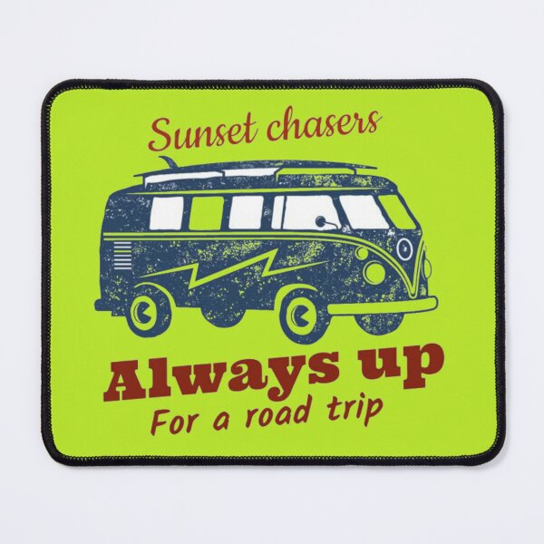 Item preview, Sunset Chasers Van – Always Up For A Road Trip | Retro Camper Travel Design designed and sold by hyper-zone.