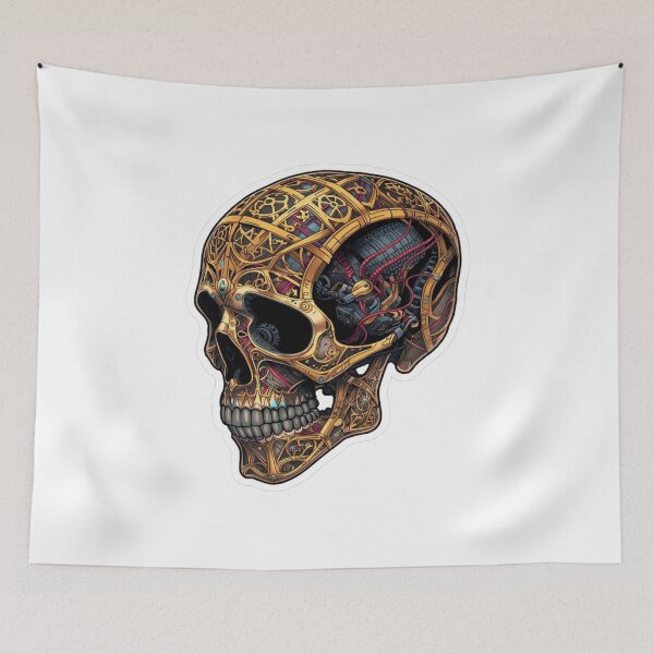 Item preview, Steampunk Mechanical Skull with Biomechanical Gears  designed and sold by ItzLacarth.