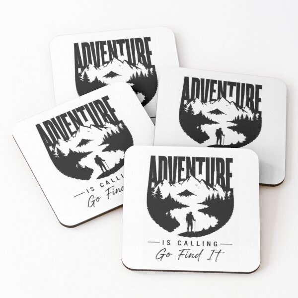 Item preview, Adventure Is Calling | Explore Nature Typography designed and sold by layalistoresa.