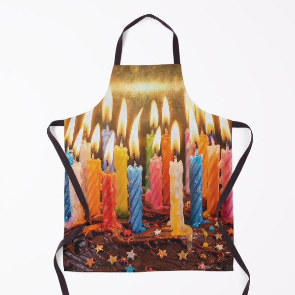 Item preview, Melting Birthday Candles on Chocolate Cake designed and sold by Maria Dryfhout.