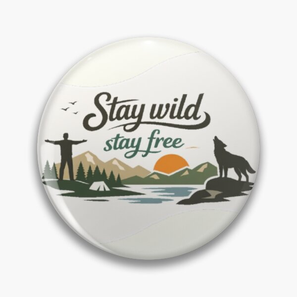 Item preview, Stay wild, Stay free designed and sold by JaroDesign2023.