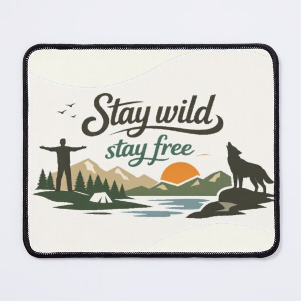 Item preview, Stay wild, Stay free designed and sold by JaroDesign2023.