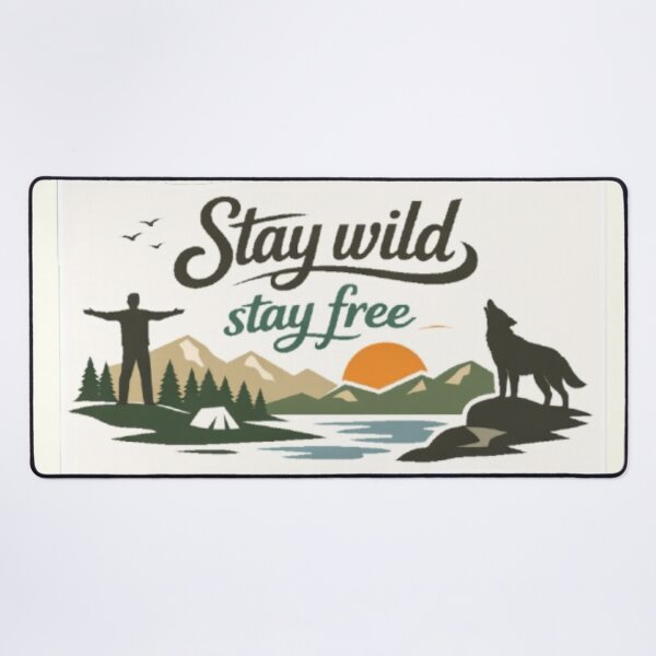 Item preview, Stay wild, Stay free designed and sold by JaroDesign2023.