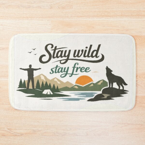Item preview, Stay wild, Stay free designed and sold by JaroDesign2023.