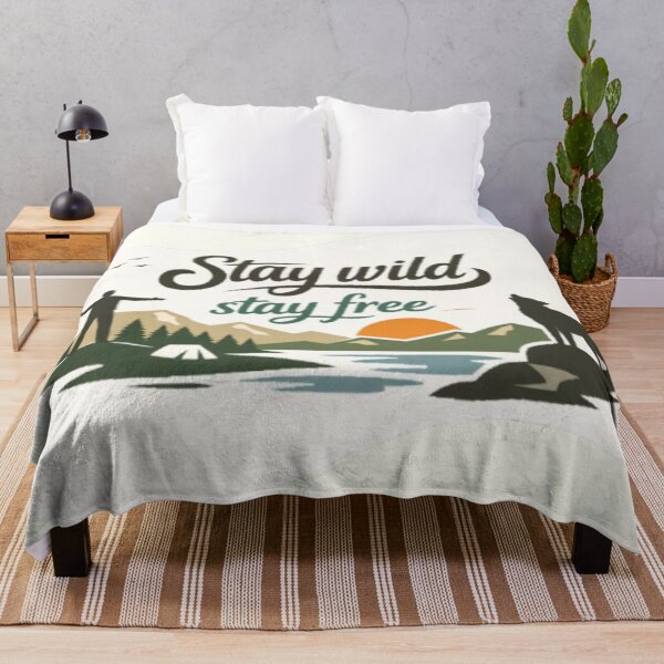 Item preview, Stay wild, Stay free designed and sold by JaroDesign2023.