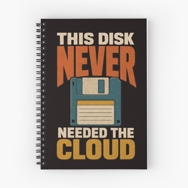 Item preview, his Disk Never Needed the Cloud Funny Vintage Floppy Disk T-Shirt designed and sold by Print Loft.