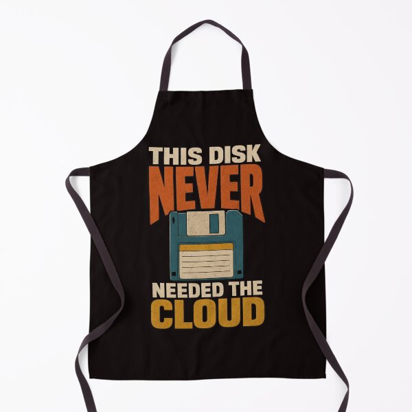 Item preview, his Disk Never Needed the Cloud Funny Vintage Floppy Disk T-Shirt designed and sold by Print Loft.