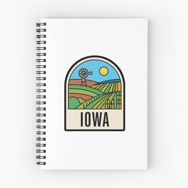 Item preview, Retro Iowa Farmland Windmill Pop Art Travel Badge designed and sold by Paper Drip.