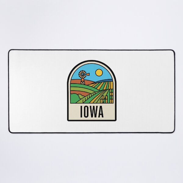Item preview, Retro Iowa Farmland Windmill Pop Art Travel Badge designed and sold by Paper Drip.