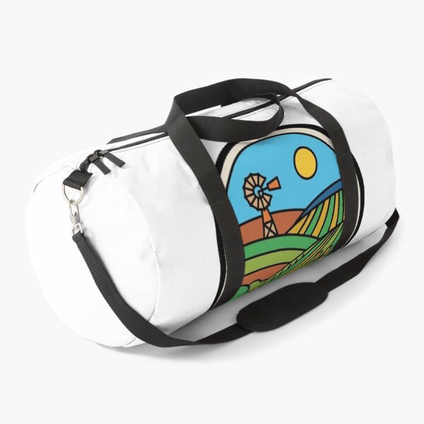 Item preview, Retro Iowa Farmland Windmill Pop Art Travel Badge designed and sold by Paper Drip.