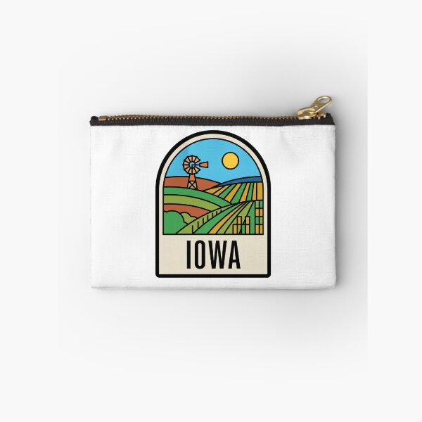 Item preview, Retro Iowa Farmland Windmill Pop Art Travel Badge designed and sold by Paper Drip.